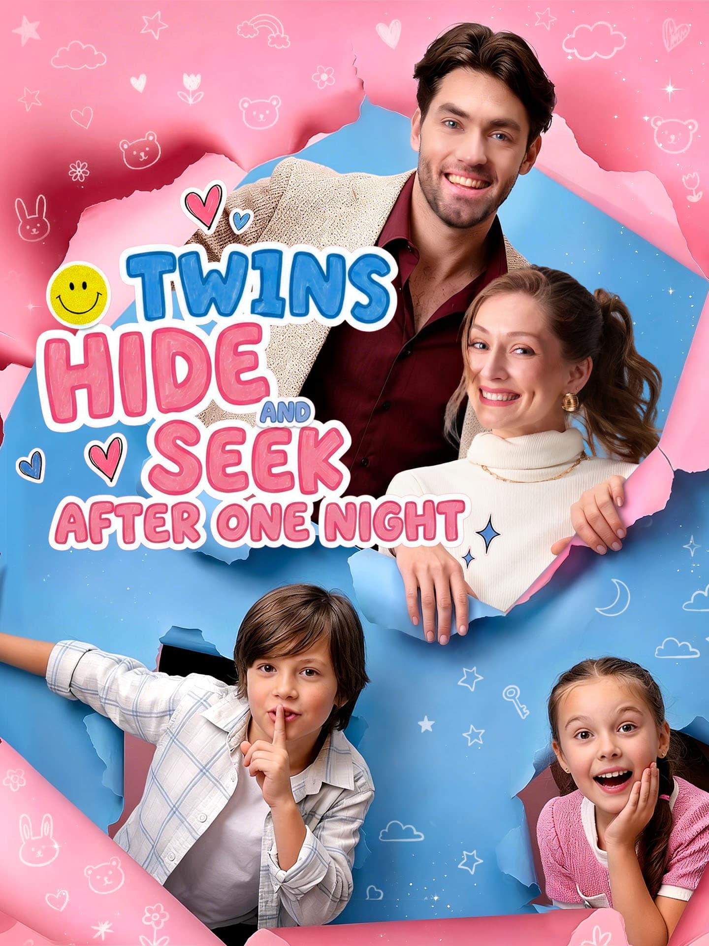 Twins Hide and Seek After One Night