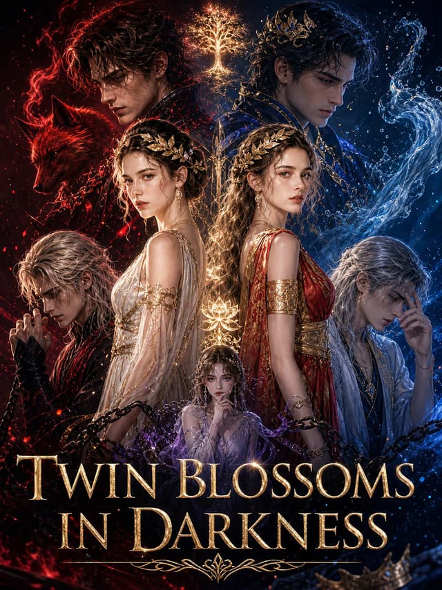 Twin Blossoms in Darkness