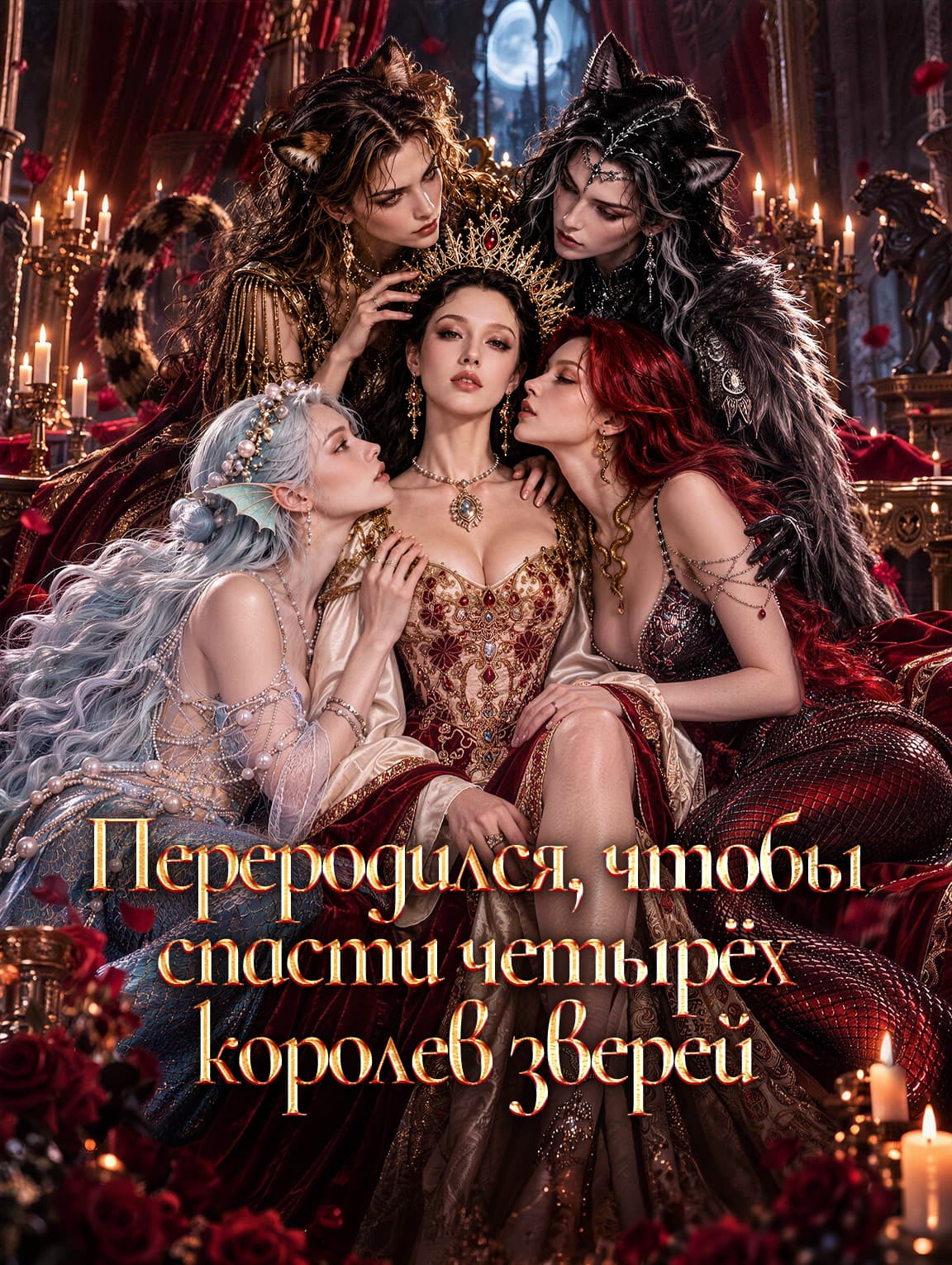 Переродился, чтобы спасти четырёх королев зверей