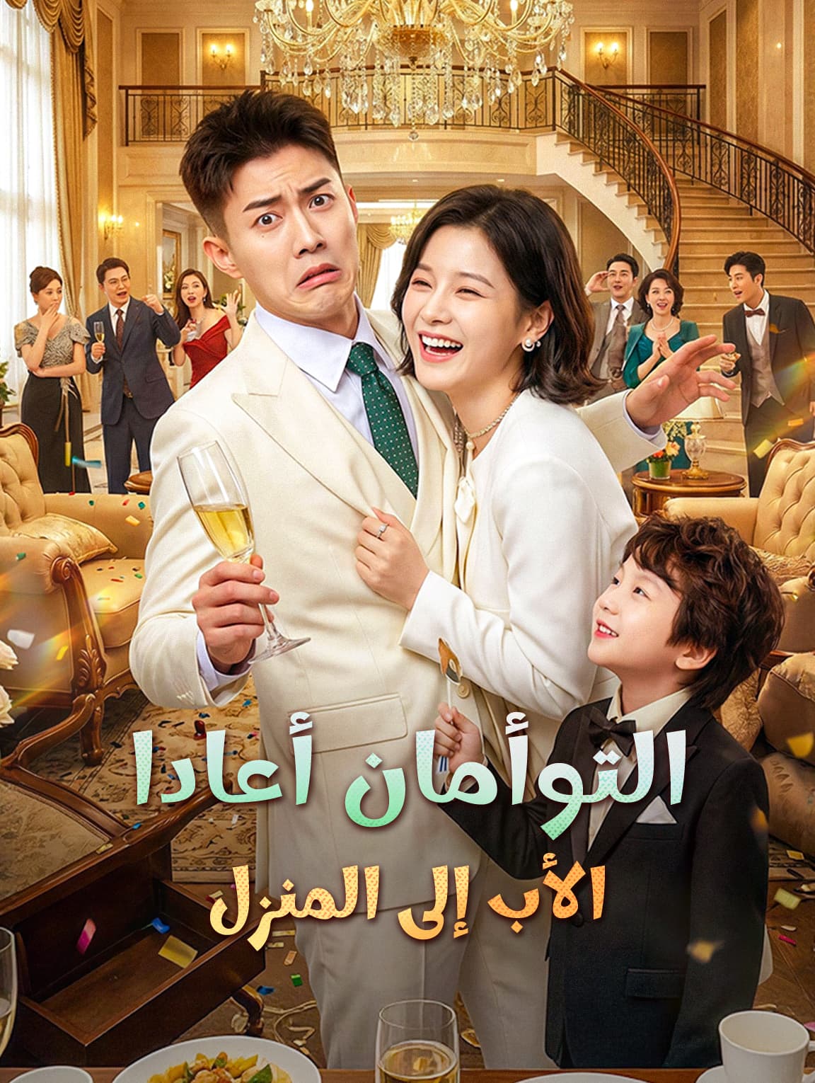التوأمان أعادا الأب إلى المنزل(بالعربية)