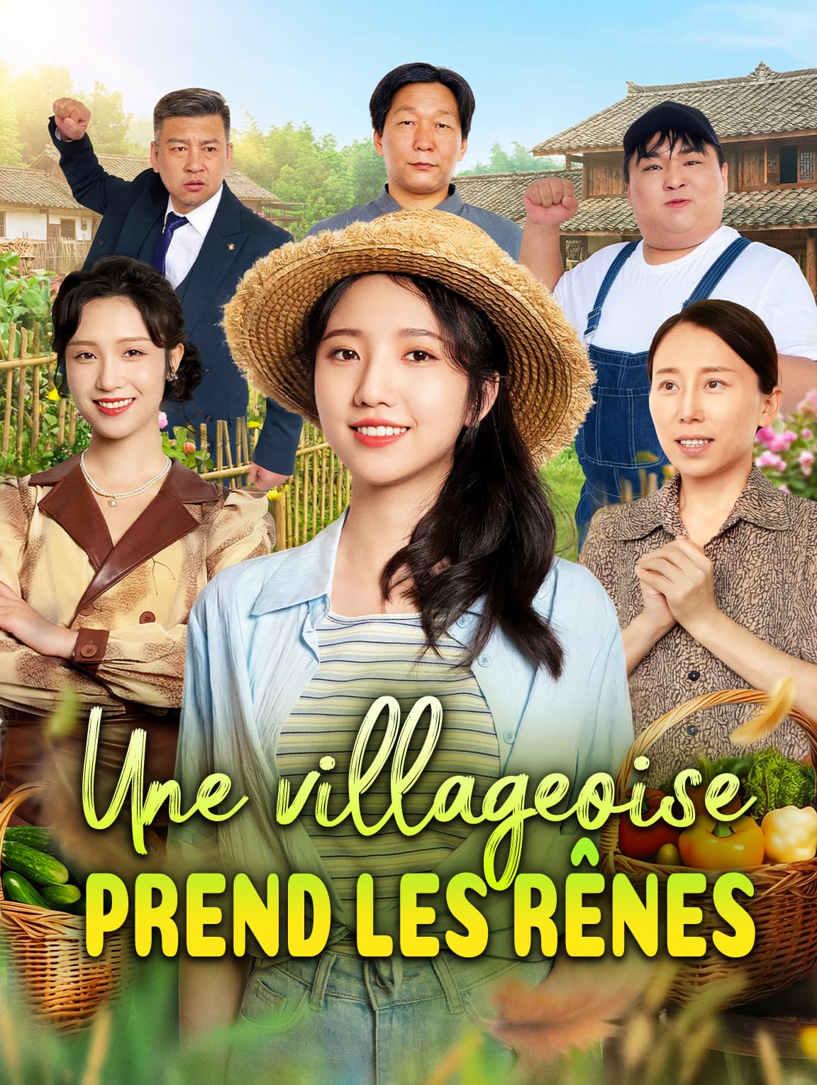 Une villageoise prend les rênes