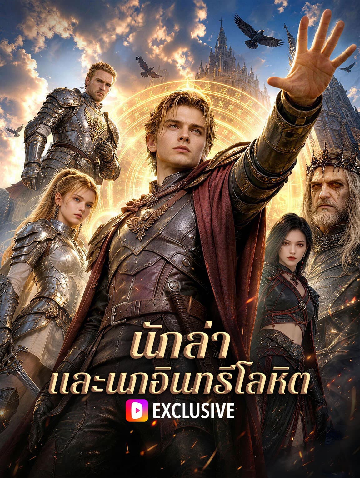 นักล่า และนกอินทรีโลหิต(พากย์เสียง)