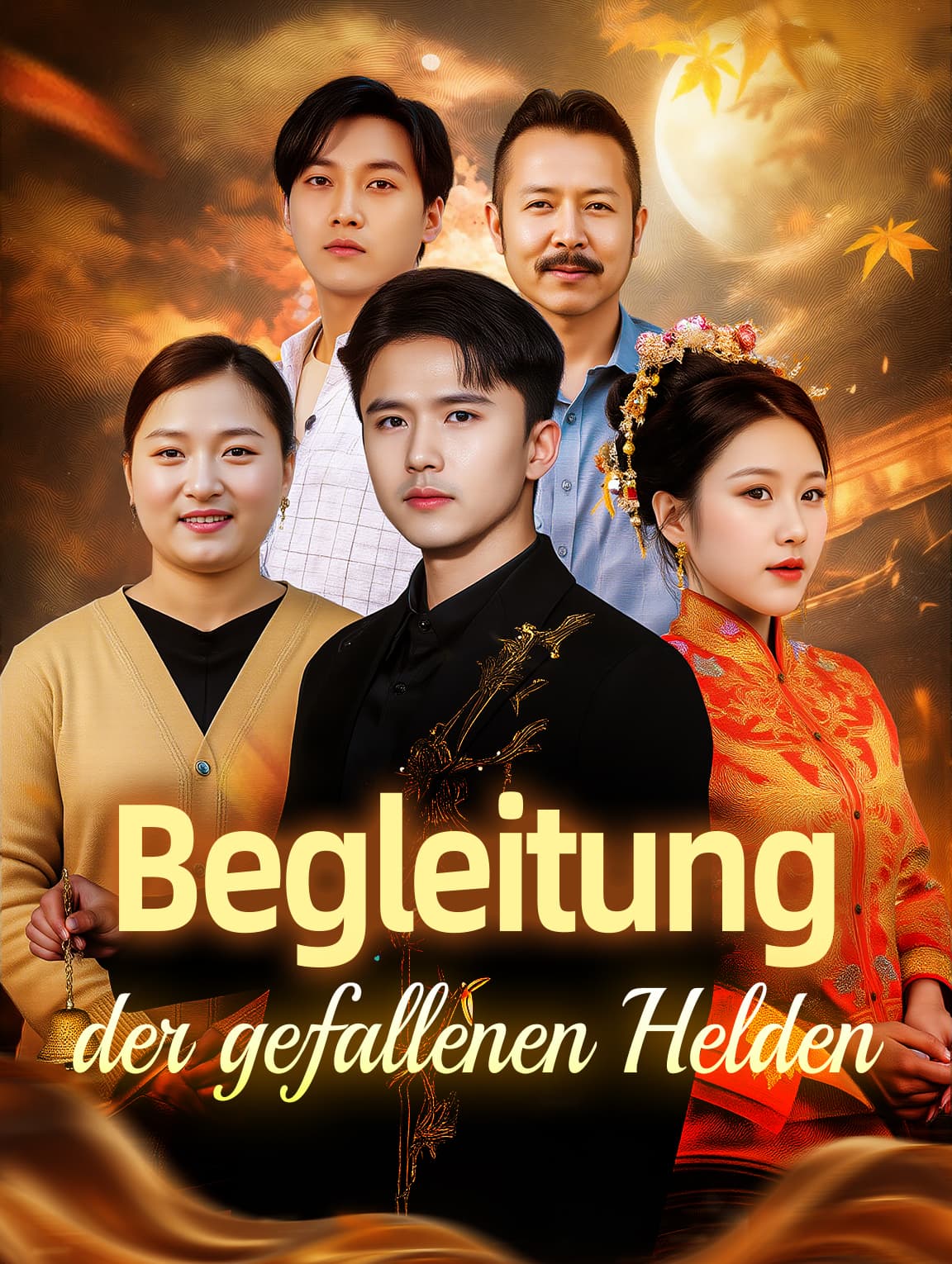 Begleitung der gefallenen Helden