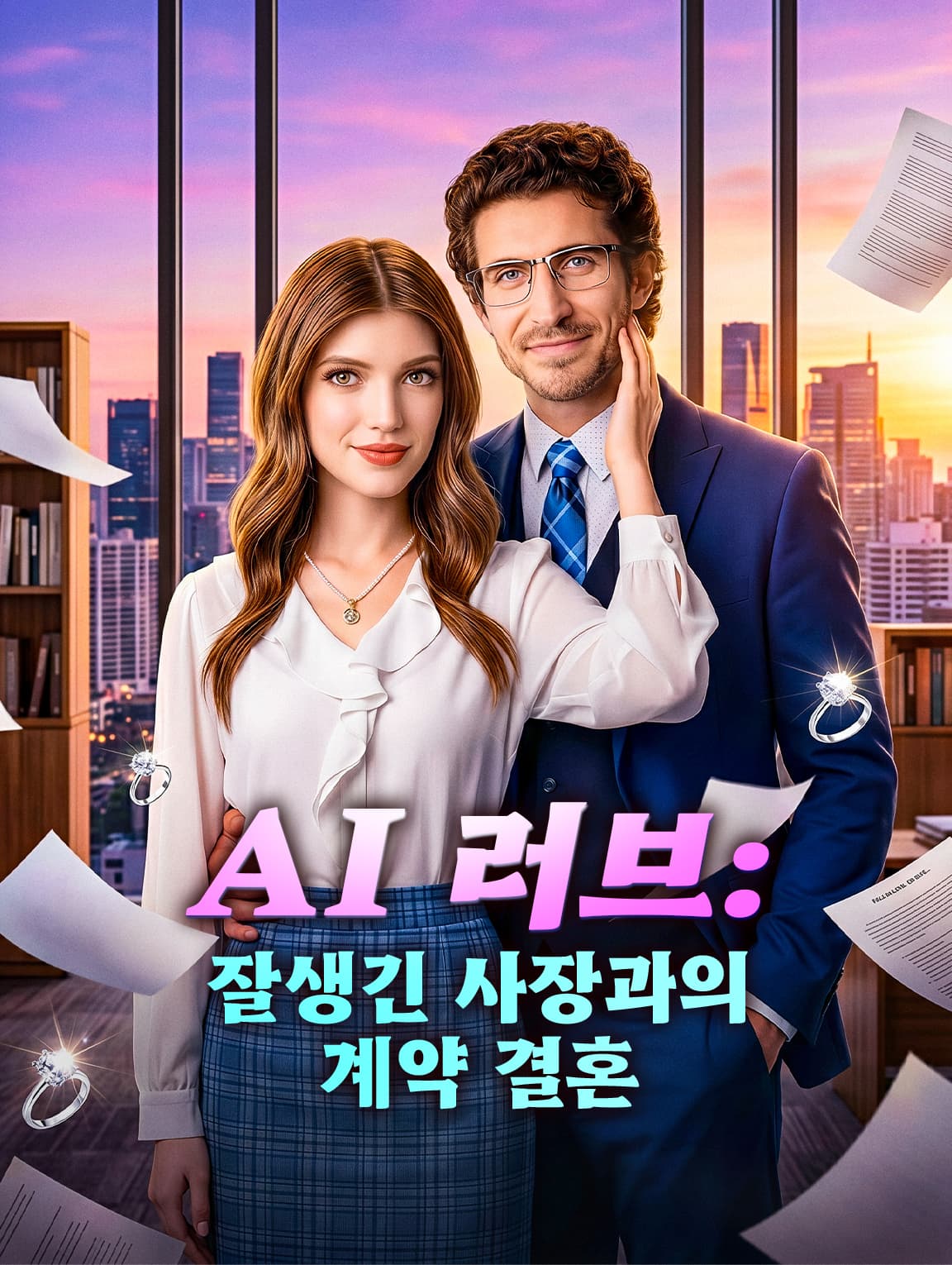 AI 러브: 잘생긴 사장과의 계약 결혼