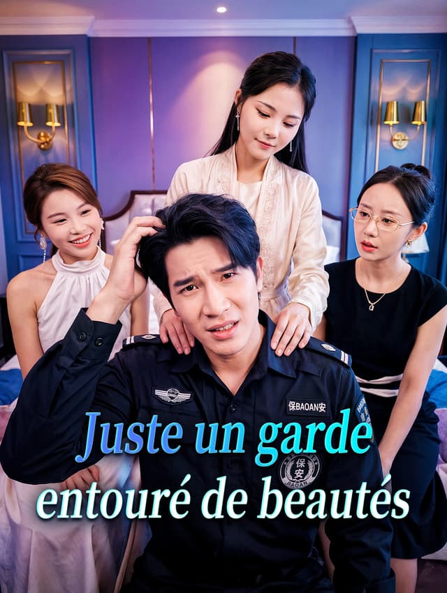 Juste un garde, entouré de beautés