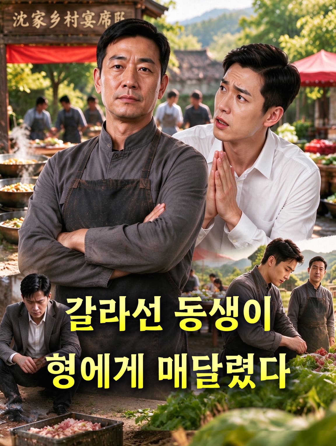 갈라선 동생이 형에게 매달렸다