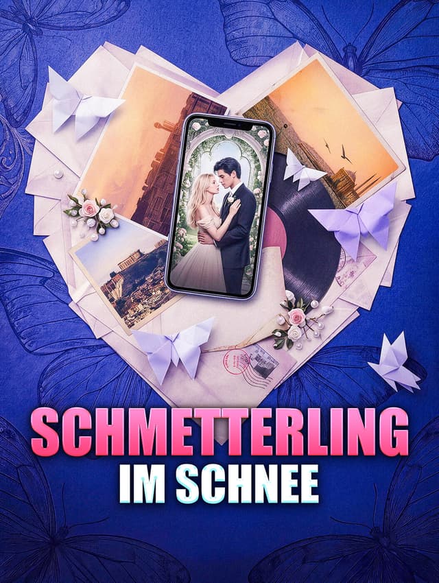 Schmetterling im Schnee