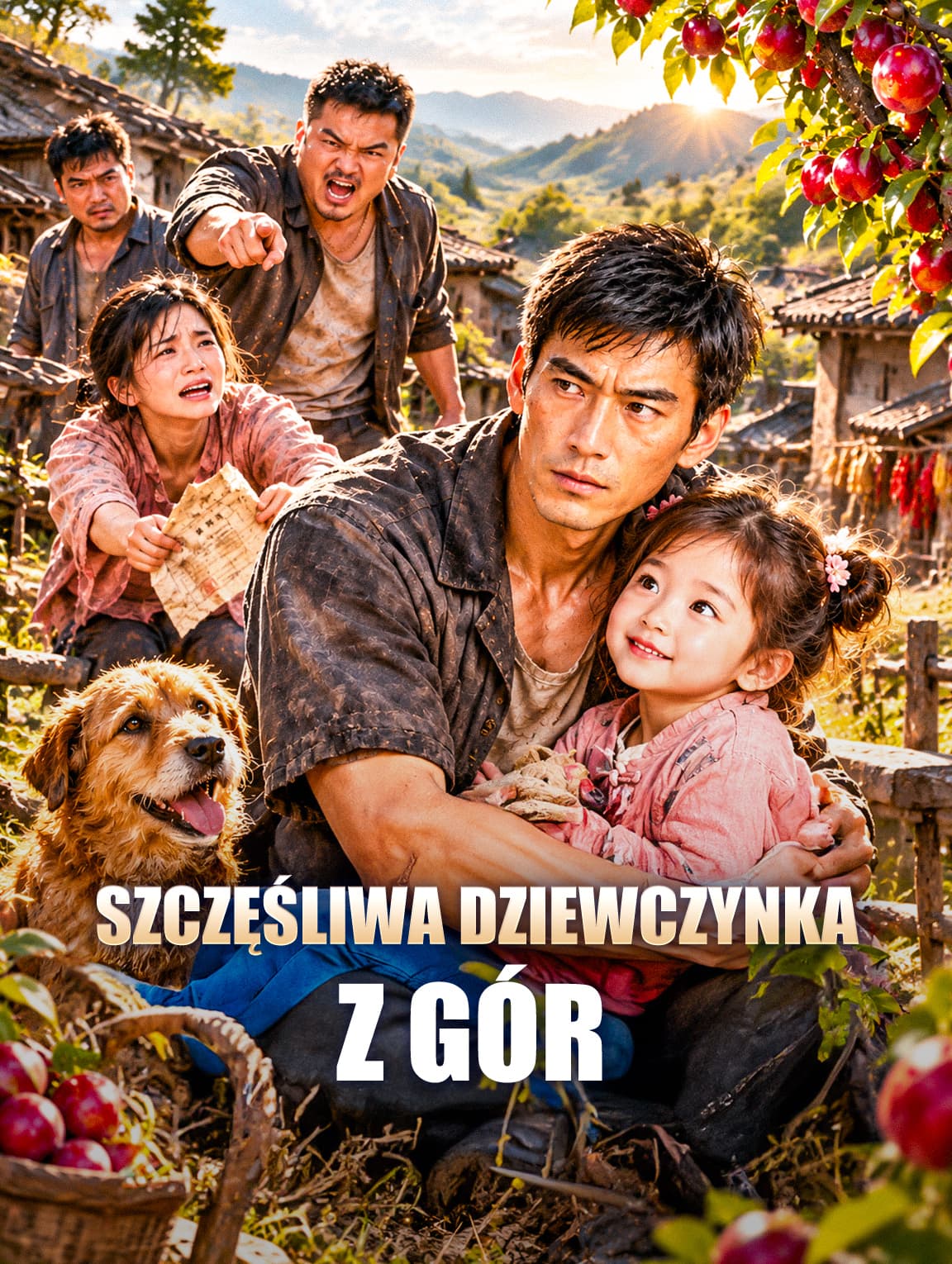 Szczęśliwa dziewczynka z gór