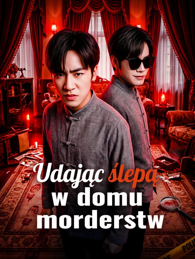 Udając ślepą w domu morderstw