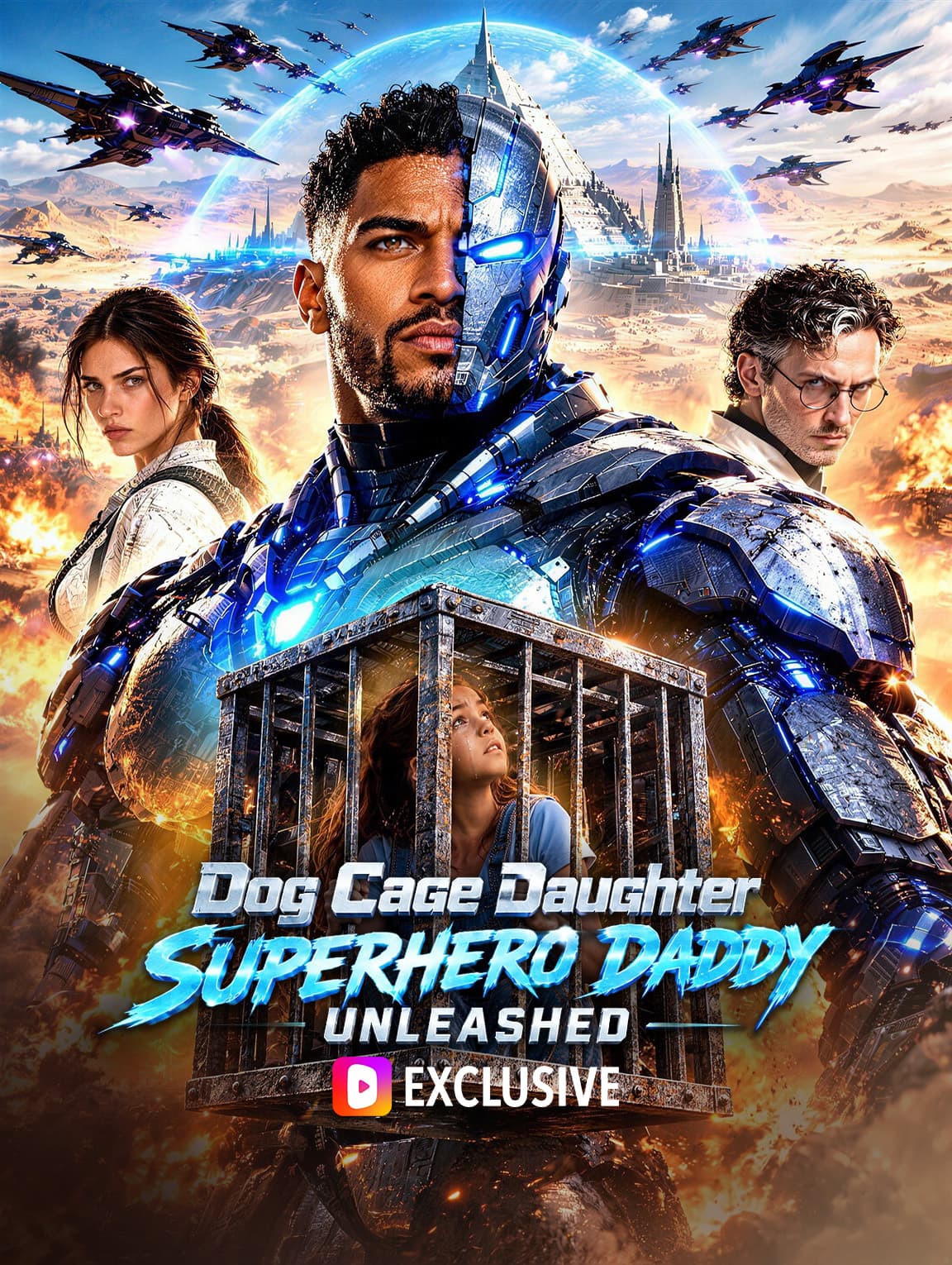 Dog Cage Daughter: Superhero Daddy Unleashed