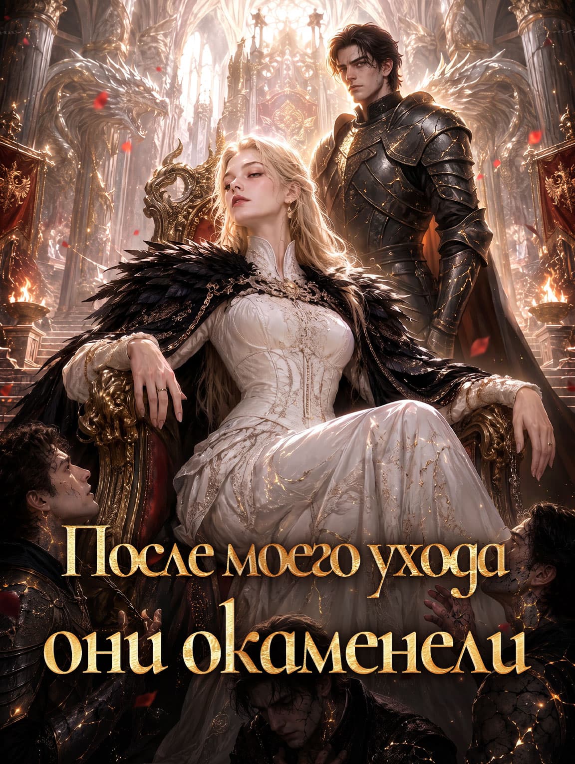 После моего ухода они окаменели