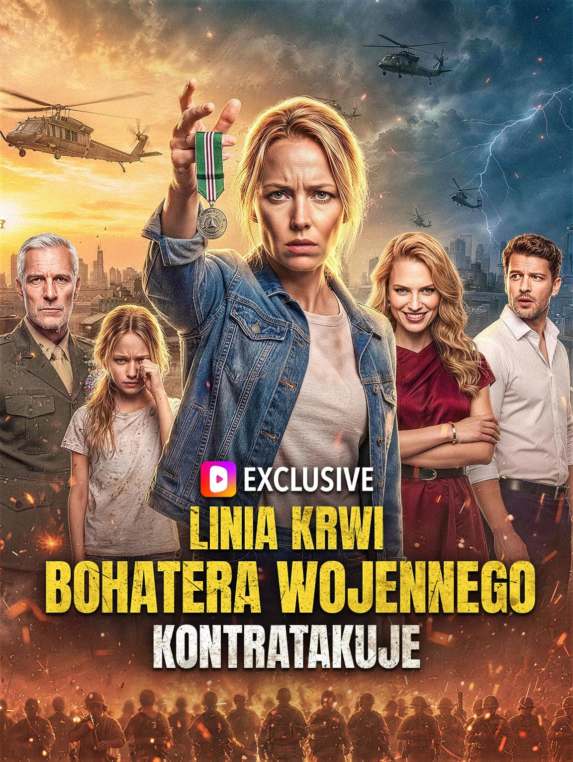 Linia krwi bohatera wojennego kontratakuje(Wersja dubbingowana)