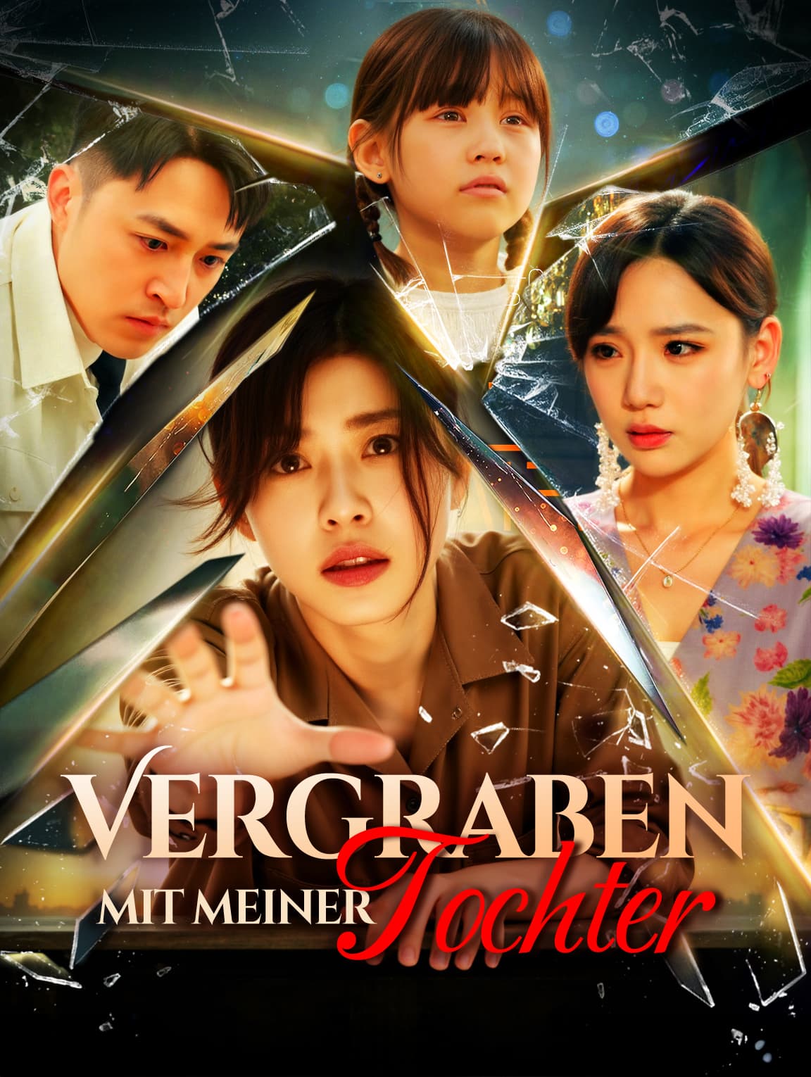 Vergraben mit meiner Tochter