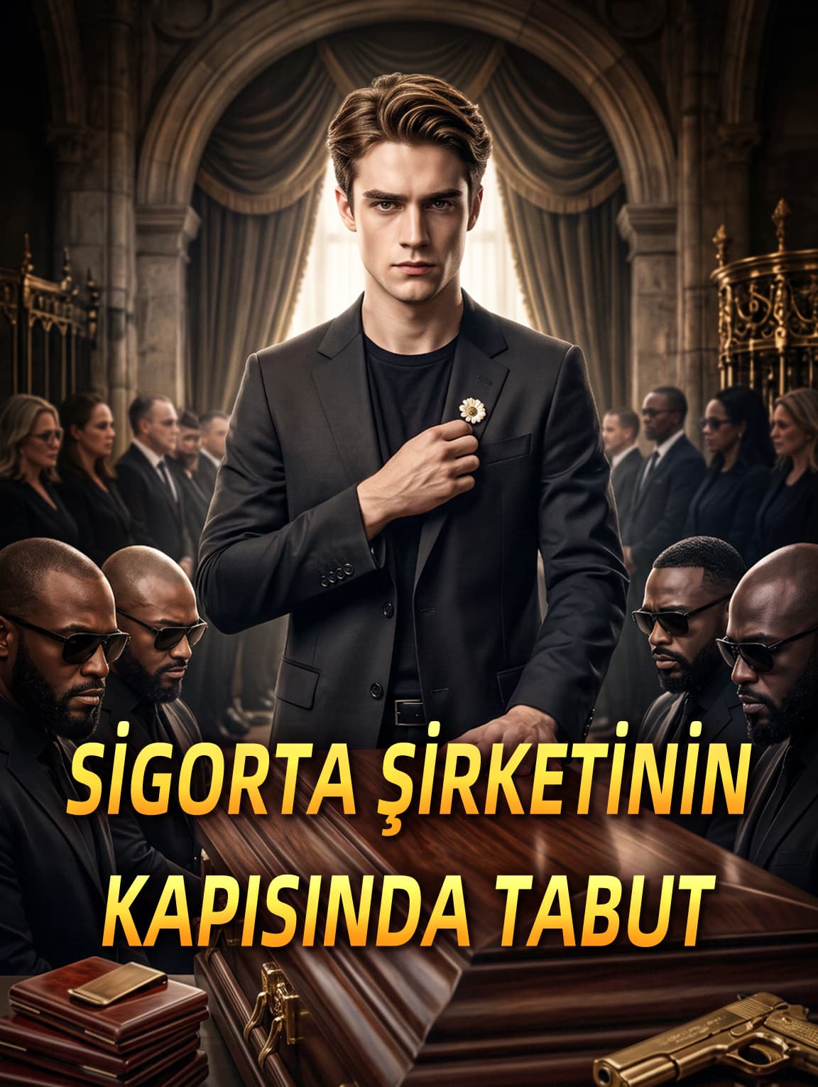 SİGORTA ŞİRKETİNİN KAPISINDA TABUT
