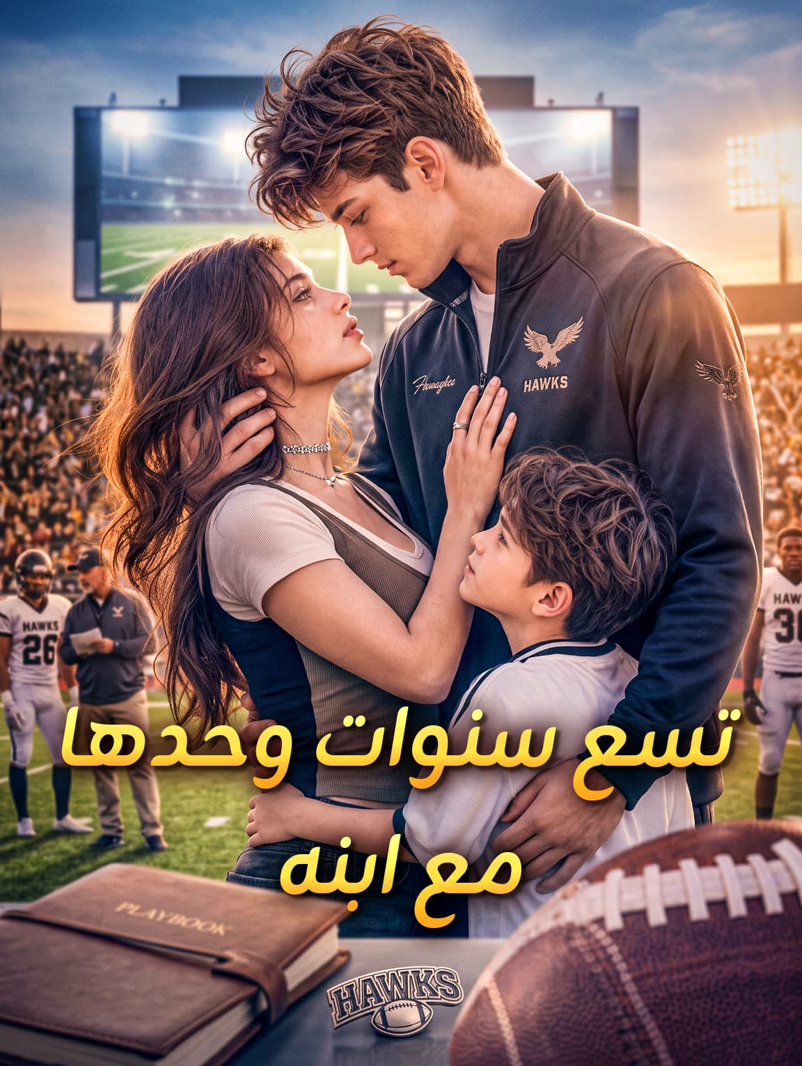 تسع سنوات وحدها مع ابنه