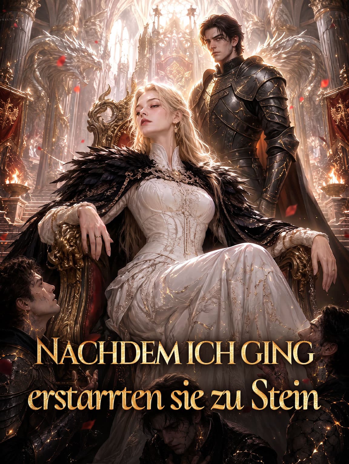Nachdem ich ging, erstarrten sie zu Stein