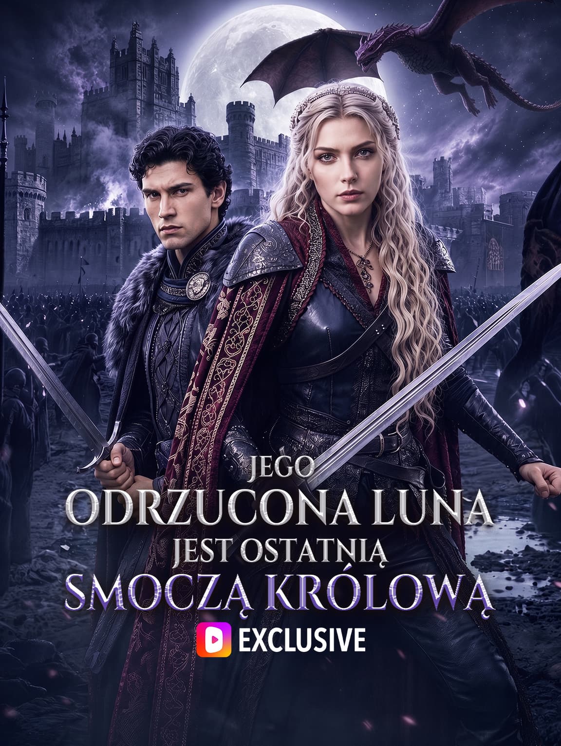Jego odrzucona luna jest ostatnią smoczą królową(Wersja dubbingowana)