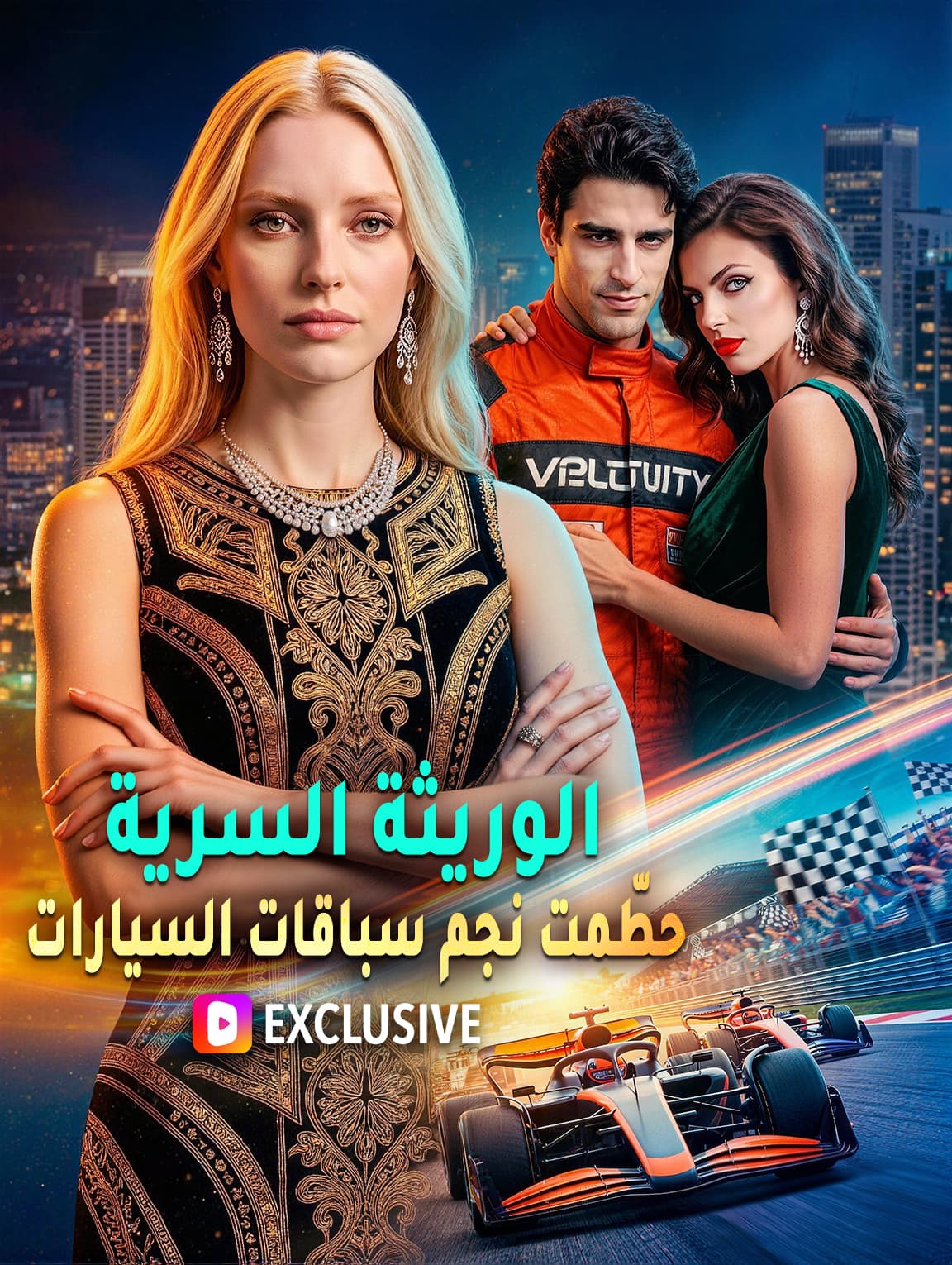 الوريثة السرية حطّمت نجم سباقات السيارات(بالعربية)