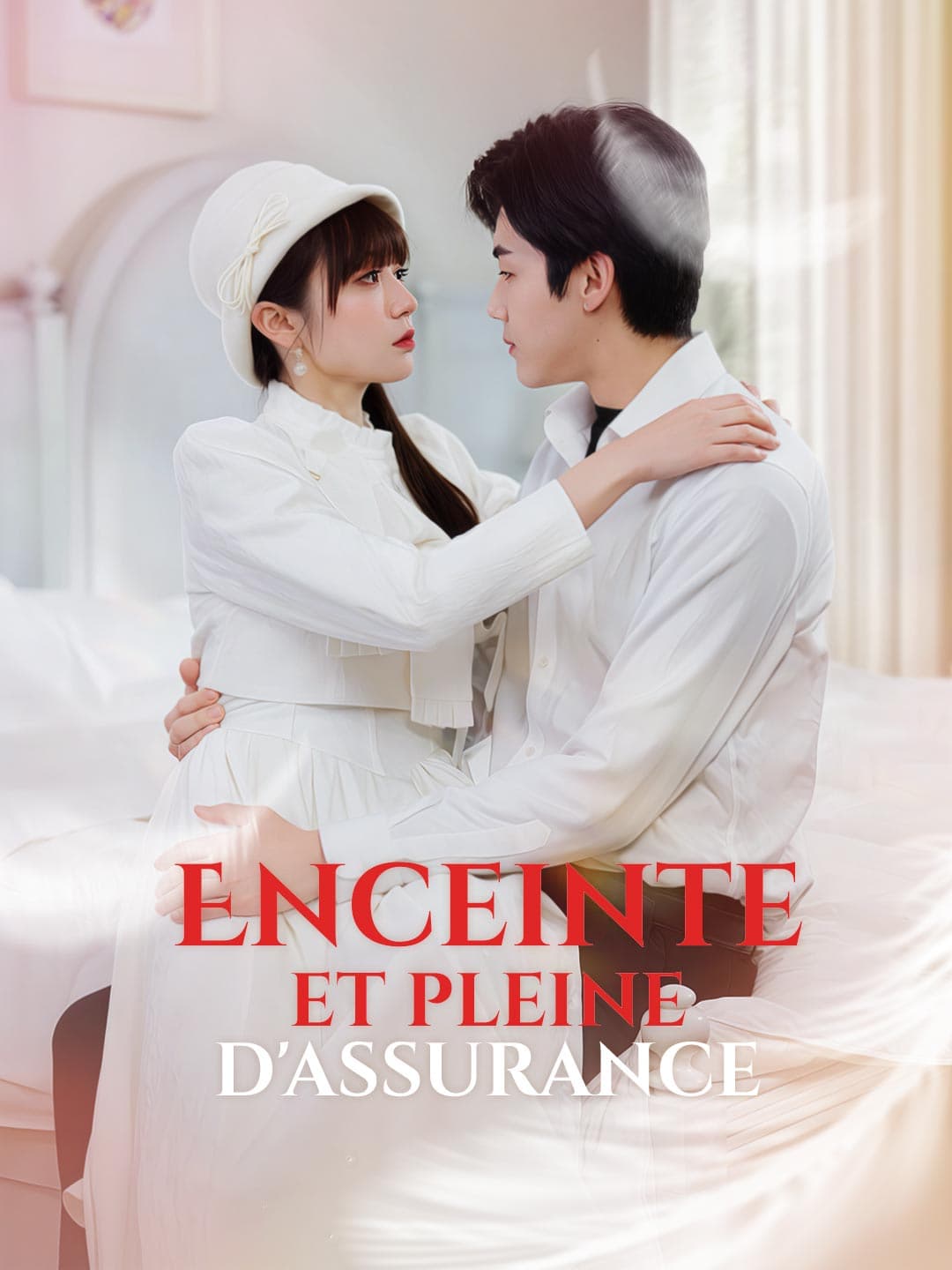 Enceinte et pleine d'assurance