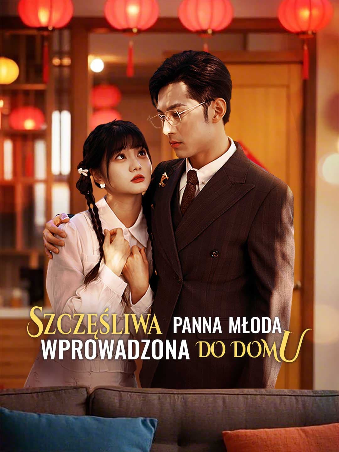 Szczęśliwa Panna Młoda wprowadzona do domu
