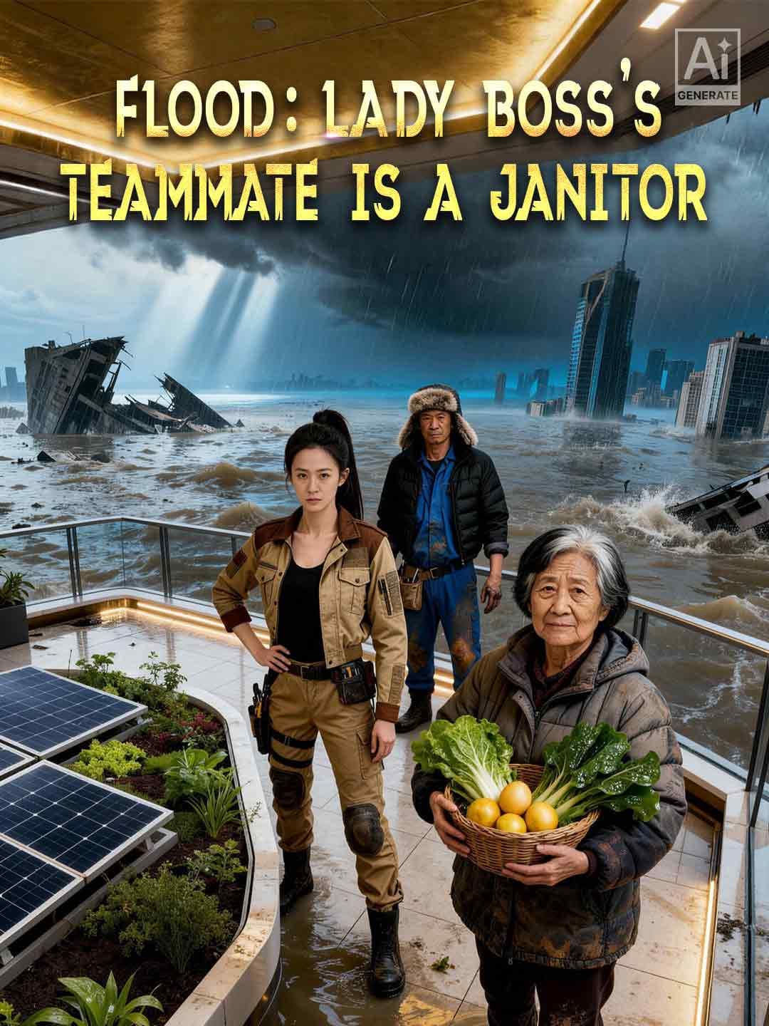 (Dubbed)Flood: Lady Boss's Teammate Is a Janitor