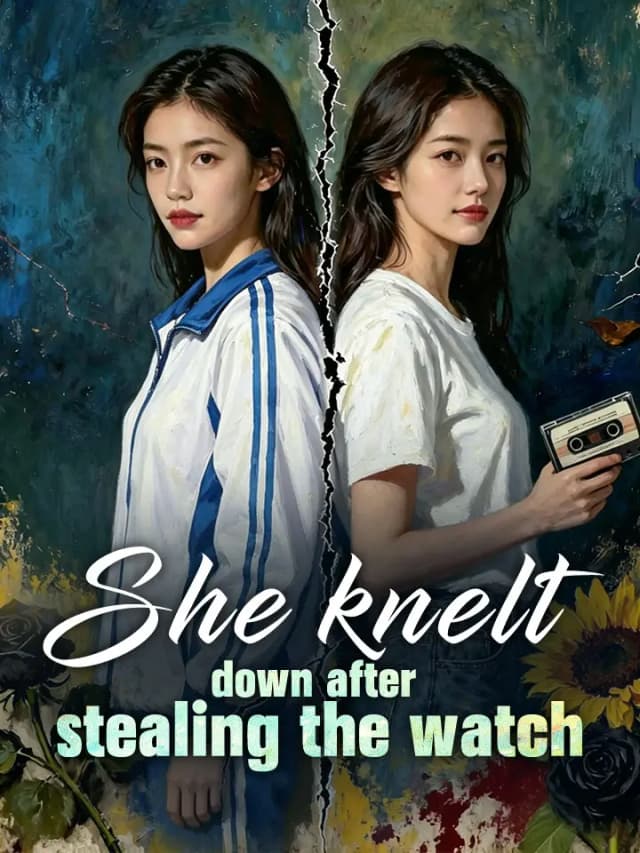 She knelt down after stealing the watch