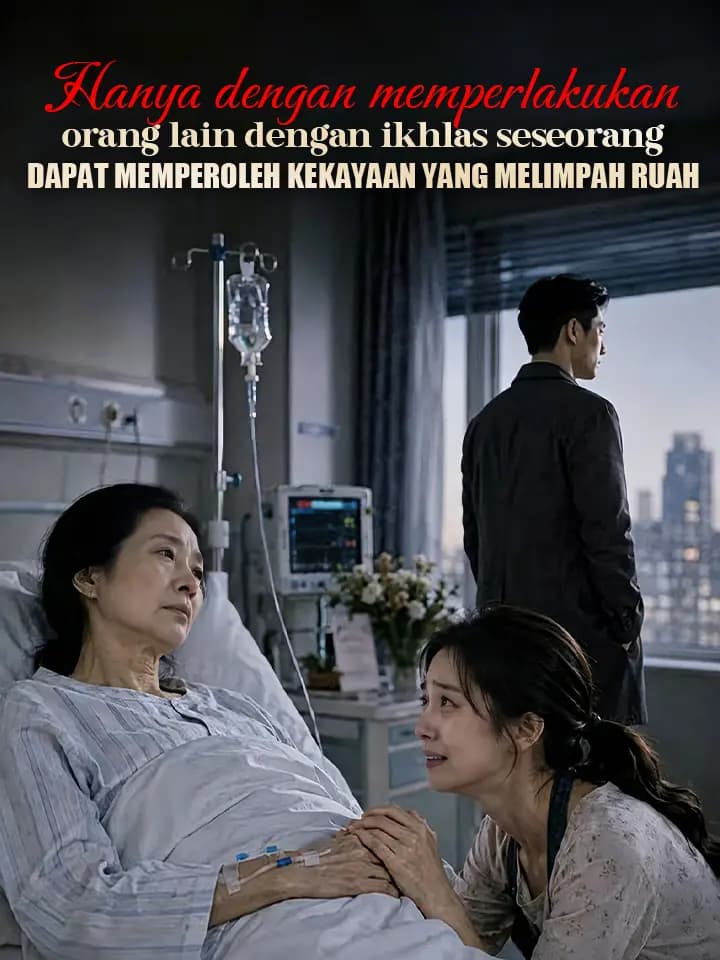 Hanya dengan memperlakukan orang lain dengan ikhlas seseorang dapat memperoleh kekayaan yang melimpah ruah