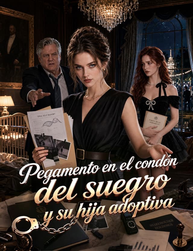 Pegamento en el condón del suegro y su hija adoptiva(Doblado)