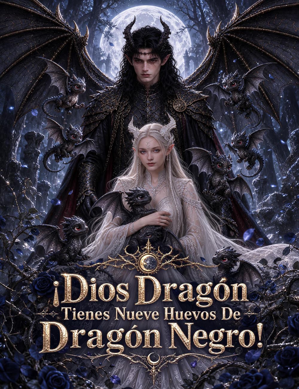 ¡Dios Dragón, tienes nueve huevos de dragón negro!