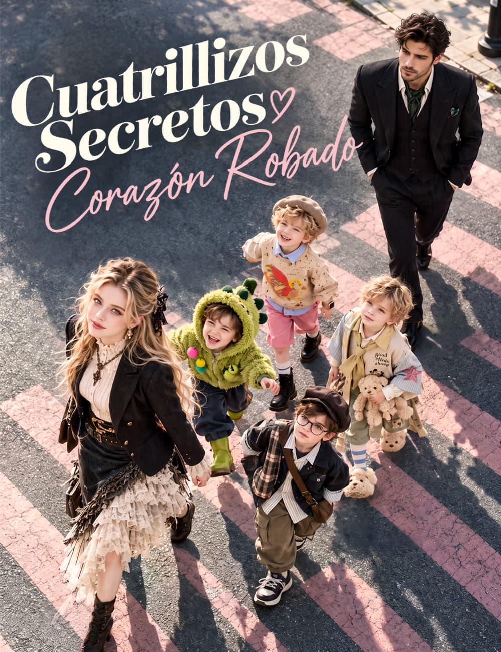 Cuatrillizos secretos, corazón robado (Doblado)