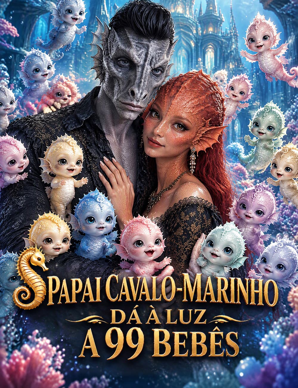 Papai Cavalo-Marinho Dá à Luz a 99 Bebês[dublado]
