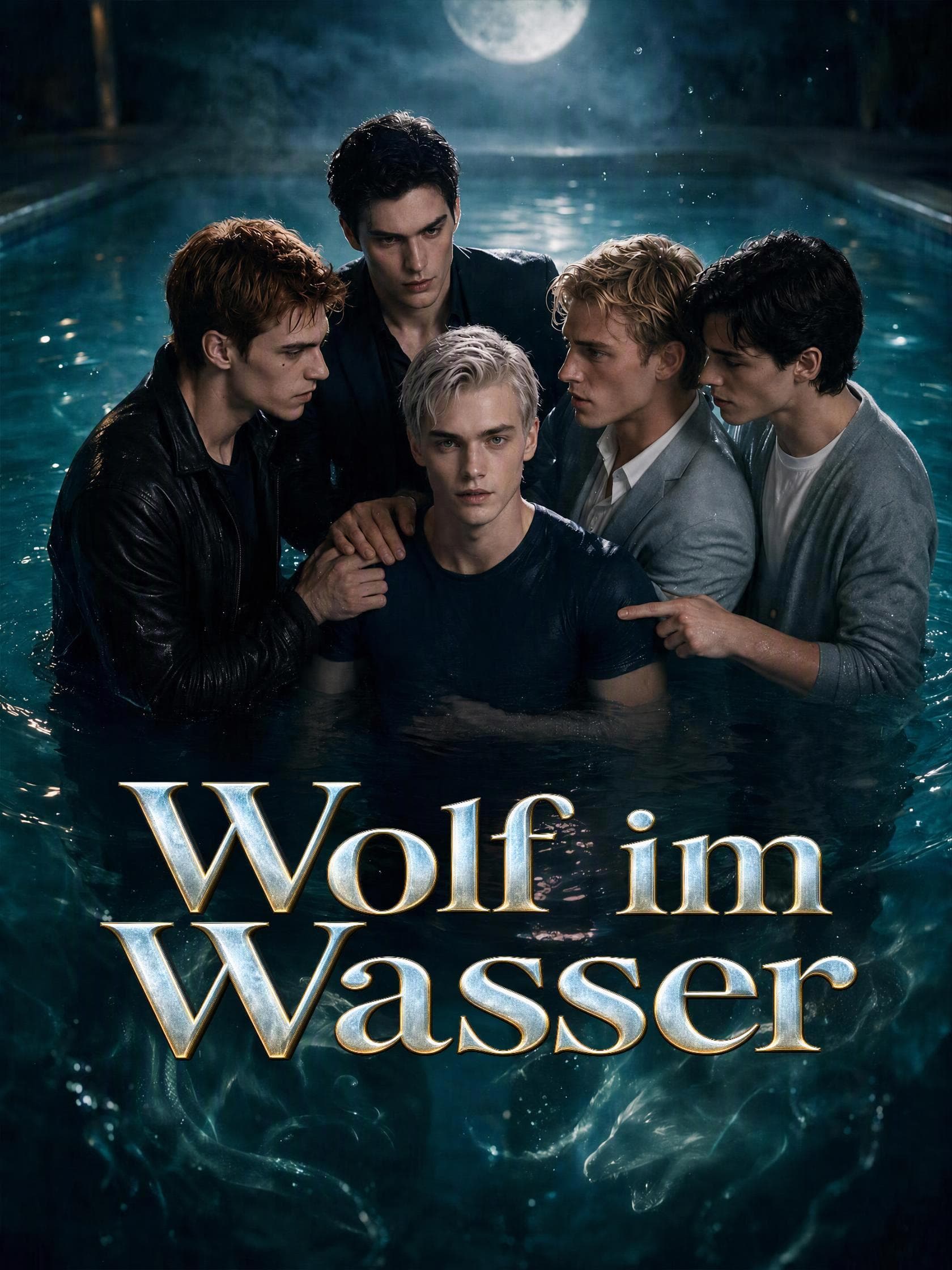 Wolf im Wasser
