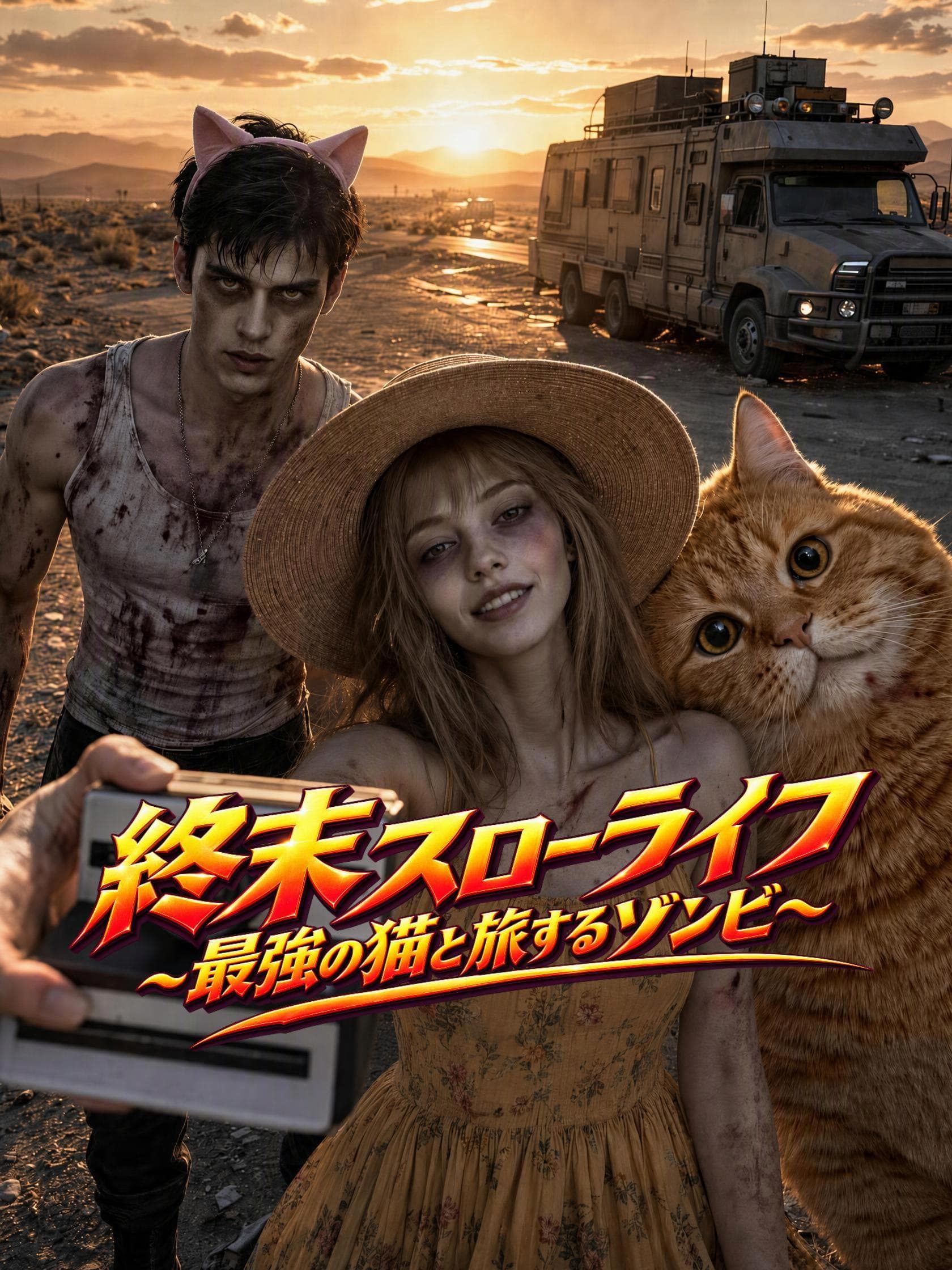 終末スローライフ~最強の猫と旅するゾンビ~
