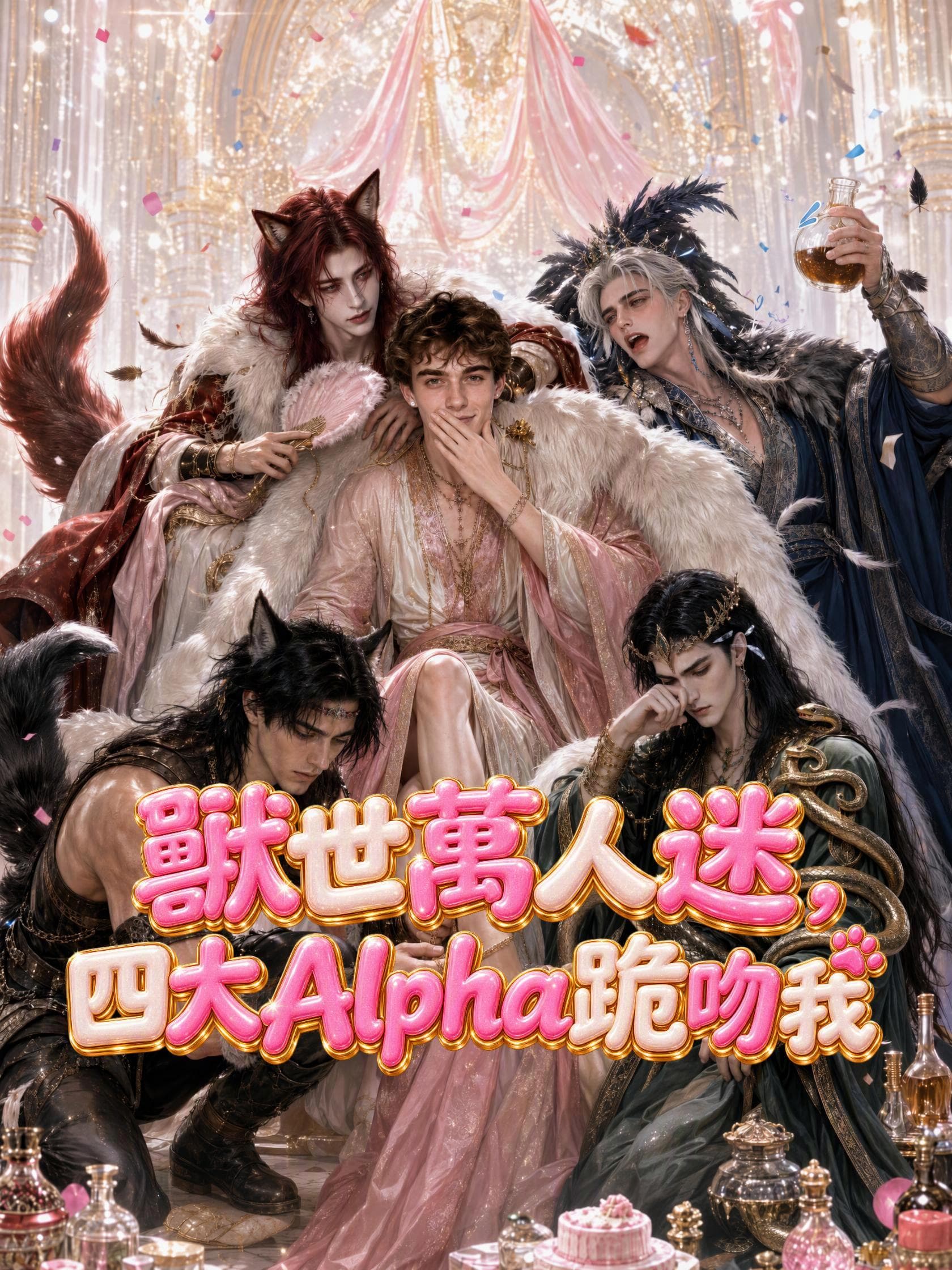 獸世萬人迷, 四大Alpha跪吻我
