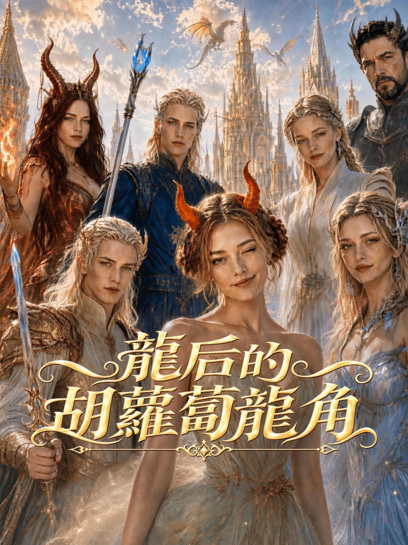 龍后的胡蘿蔔龍角