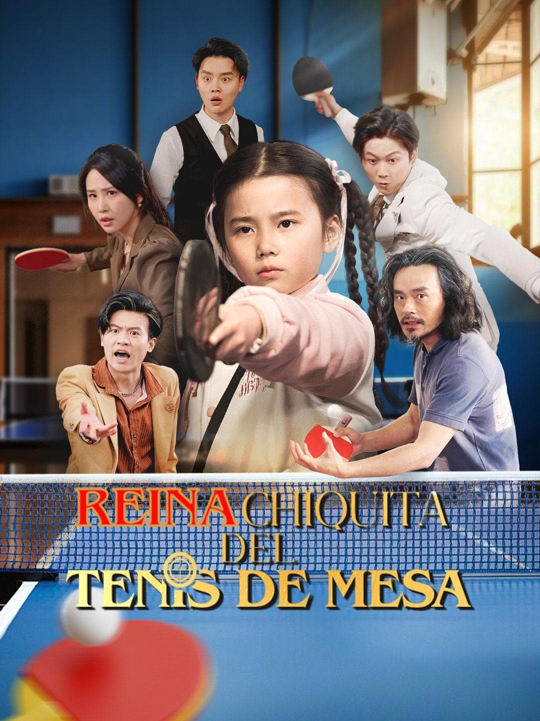 Reina chiquita del tenis de mesa