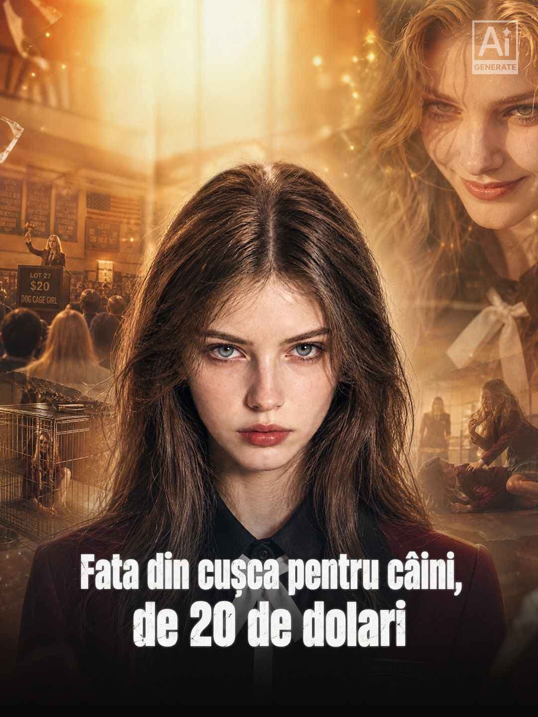 Fata din cușca pentru câini, de 20 de dolari