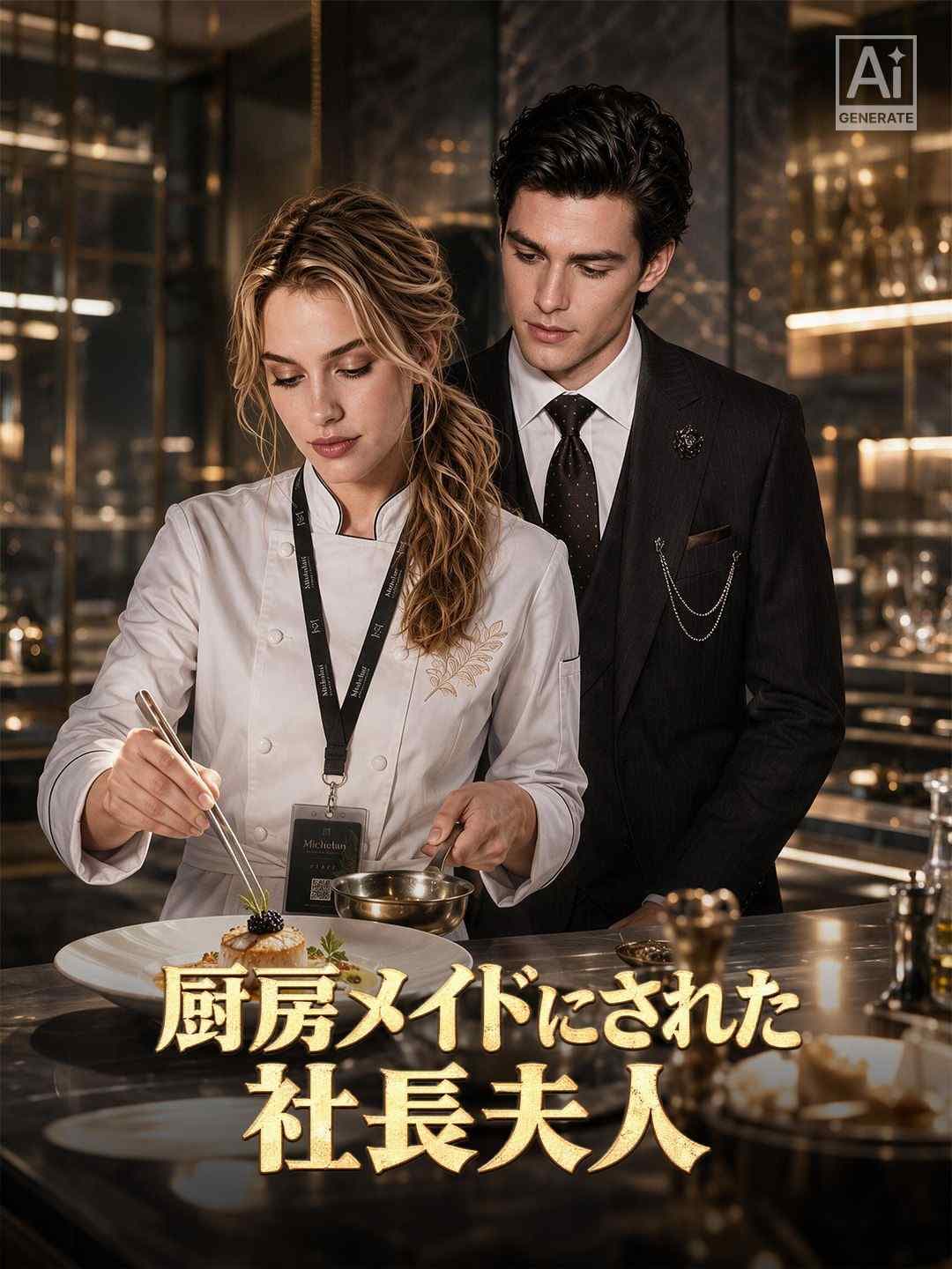 厨房メイドにされた社長夫人