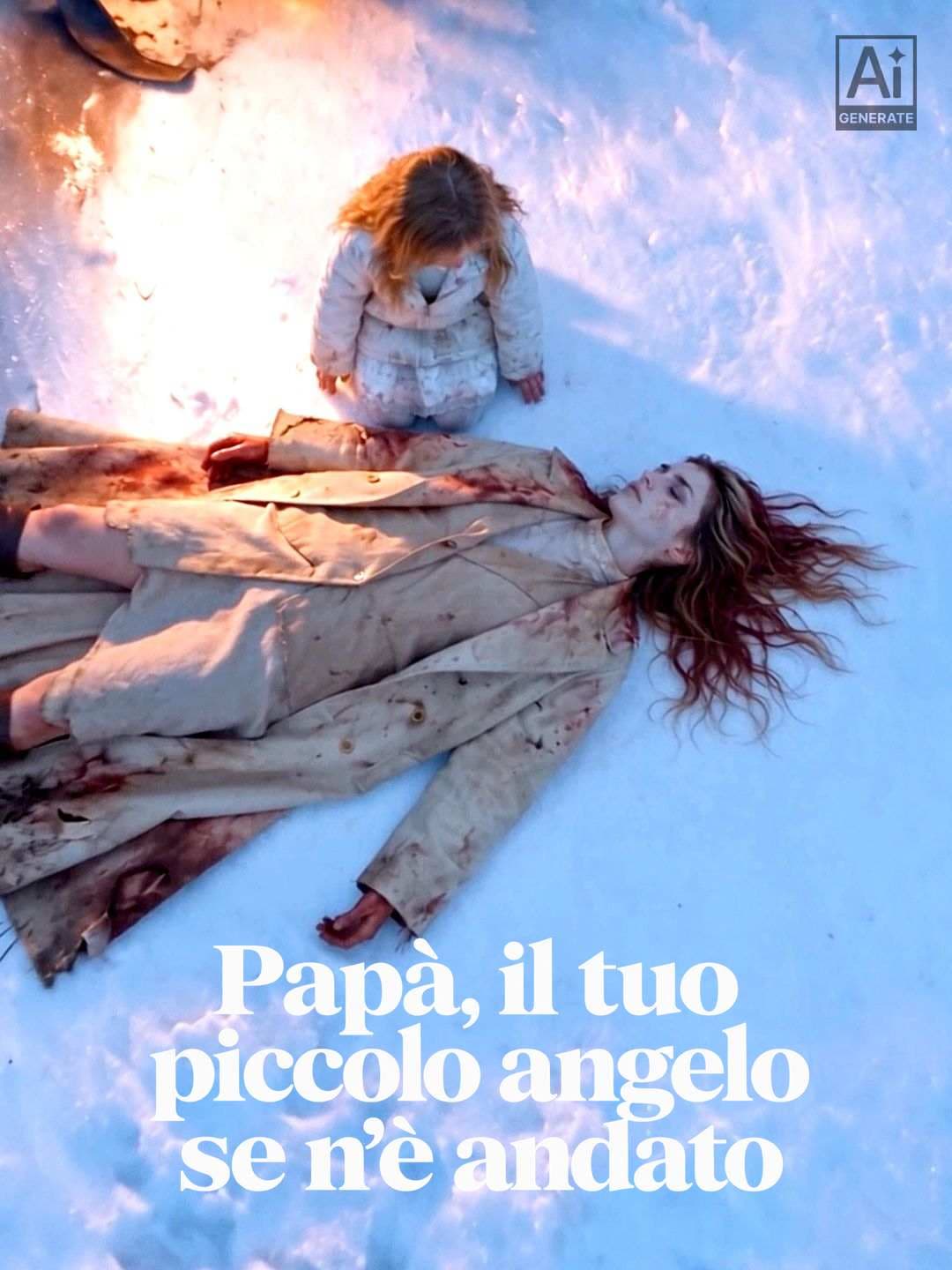 Papà, il tuo piccolo angelo se n'è andato