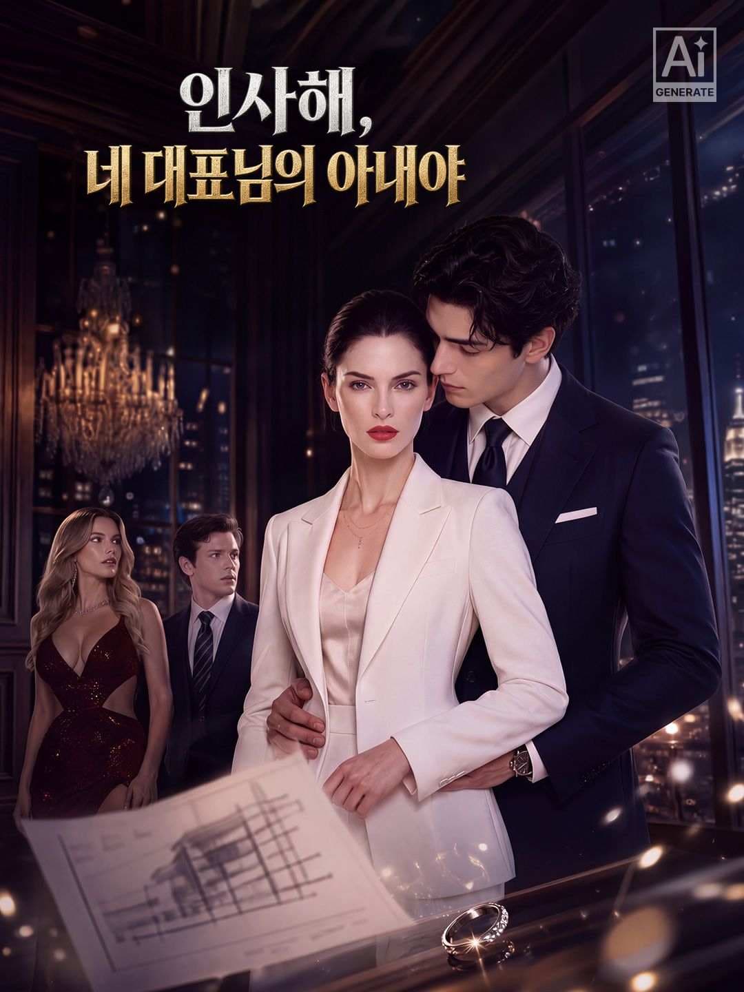 인사해, 네 대표님의 아내야