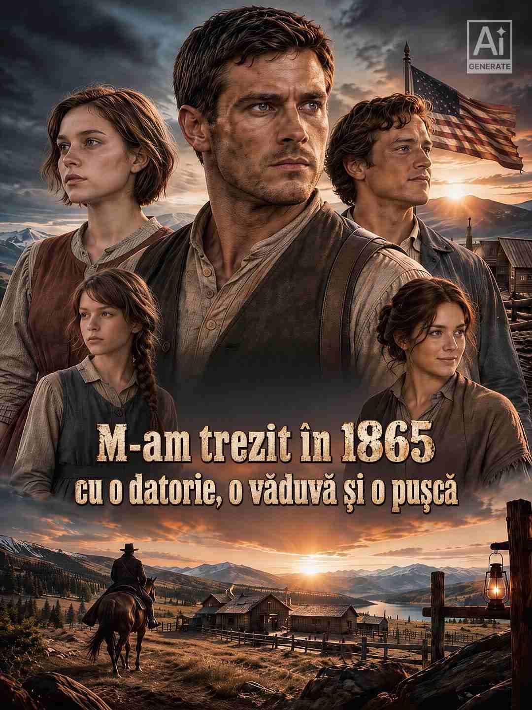 M-am trezit în 1865 cu o datorie, o văduvă și o pușcă