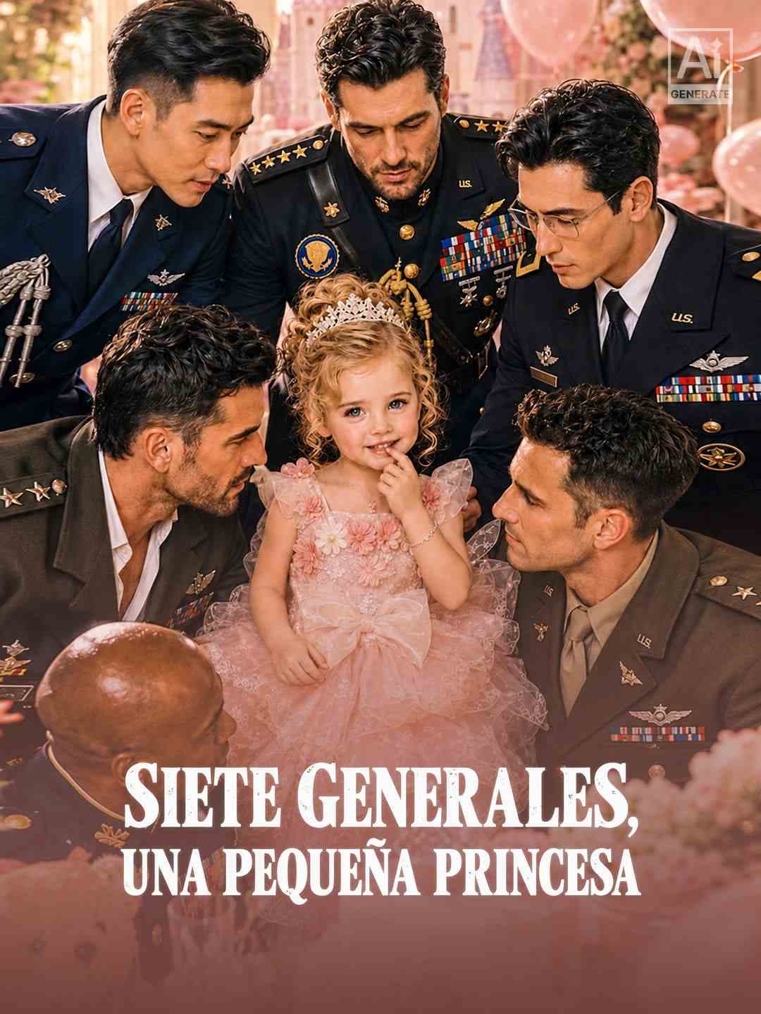 Siete generales, una pequeña princesa