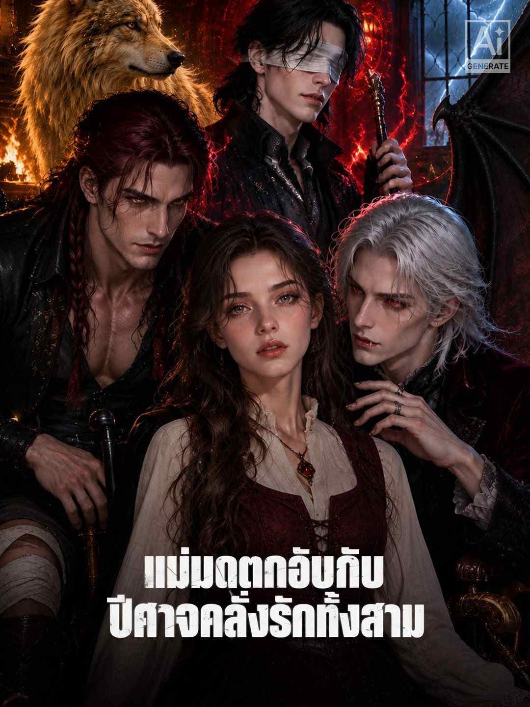 แม่มดตกอับกับปีศาจคลั่งรักทั้งสาม