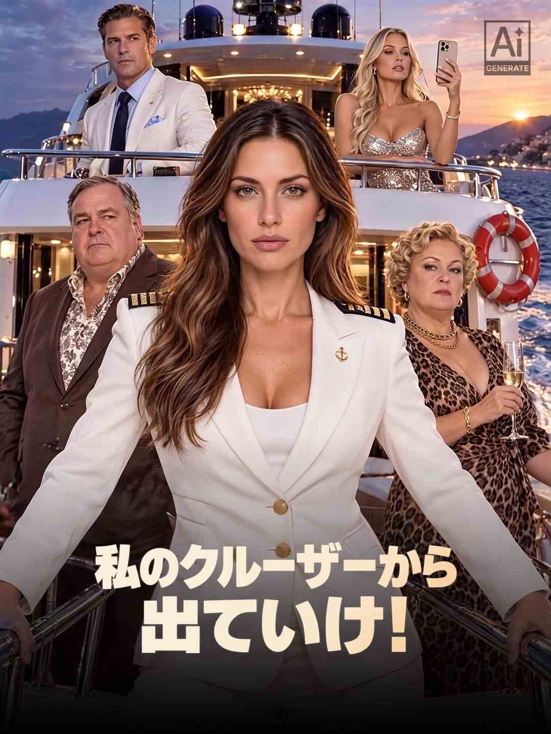 私のクルーザーから出ていけ!