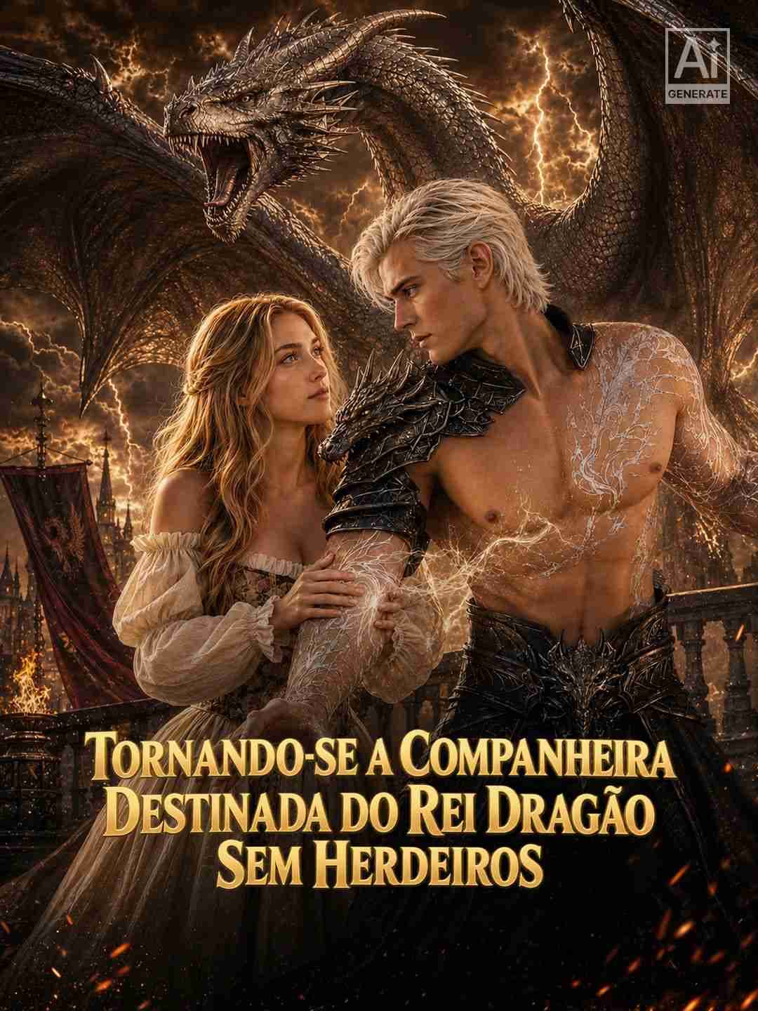 Tornando-se a Companheira Destinada do Rei Dragão Sem Herdeiros