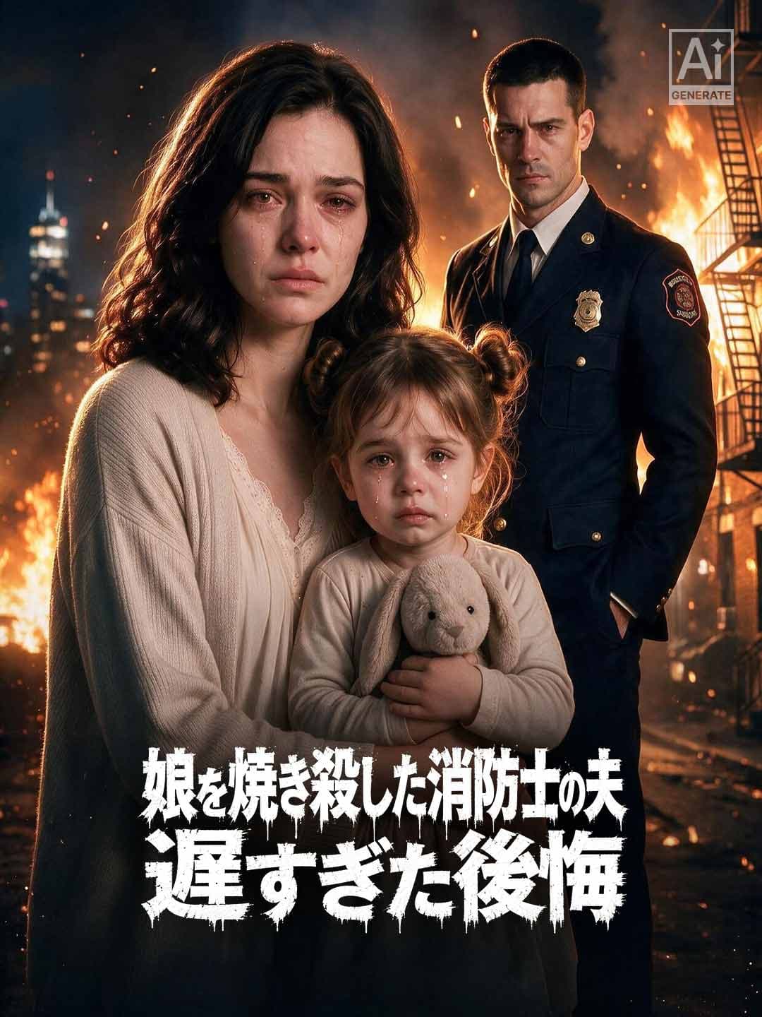 娘を焼き殺した消防士の夫 遅すぎた後悔