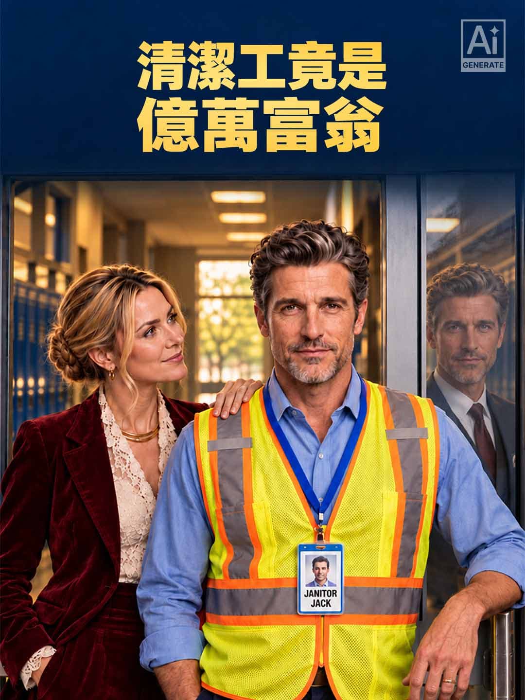 清潔工竟是億萬富翁
