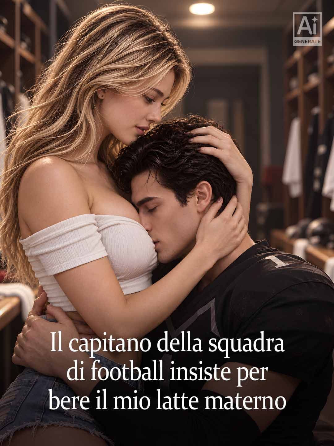 Il capitano della squadra di football insiste per bere il mio latte materno
