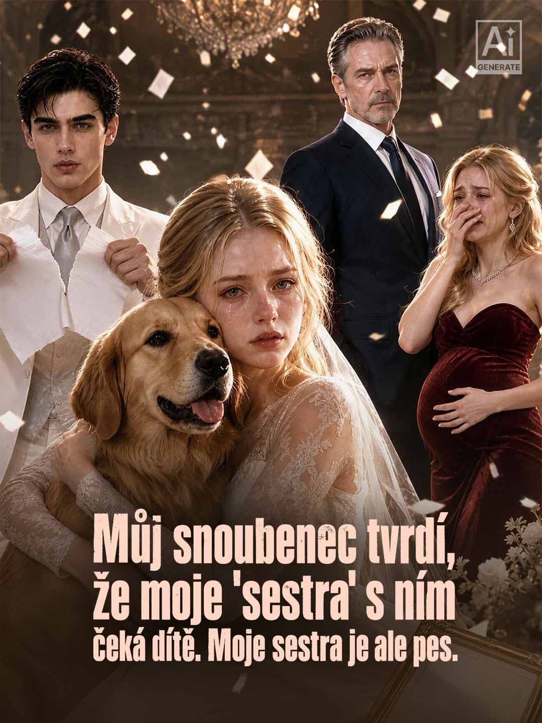 Můj snoubenec tvrdí, že moje 'sestra' s ním čeká dítě. Moje sestra je ale pes.