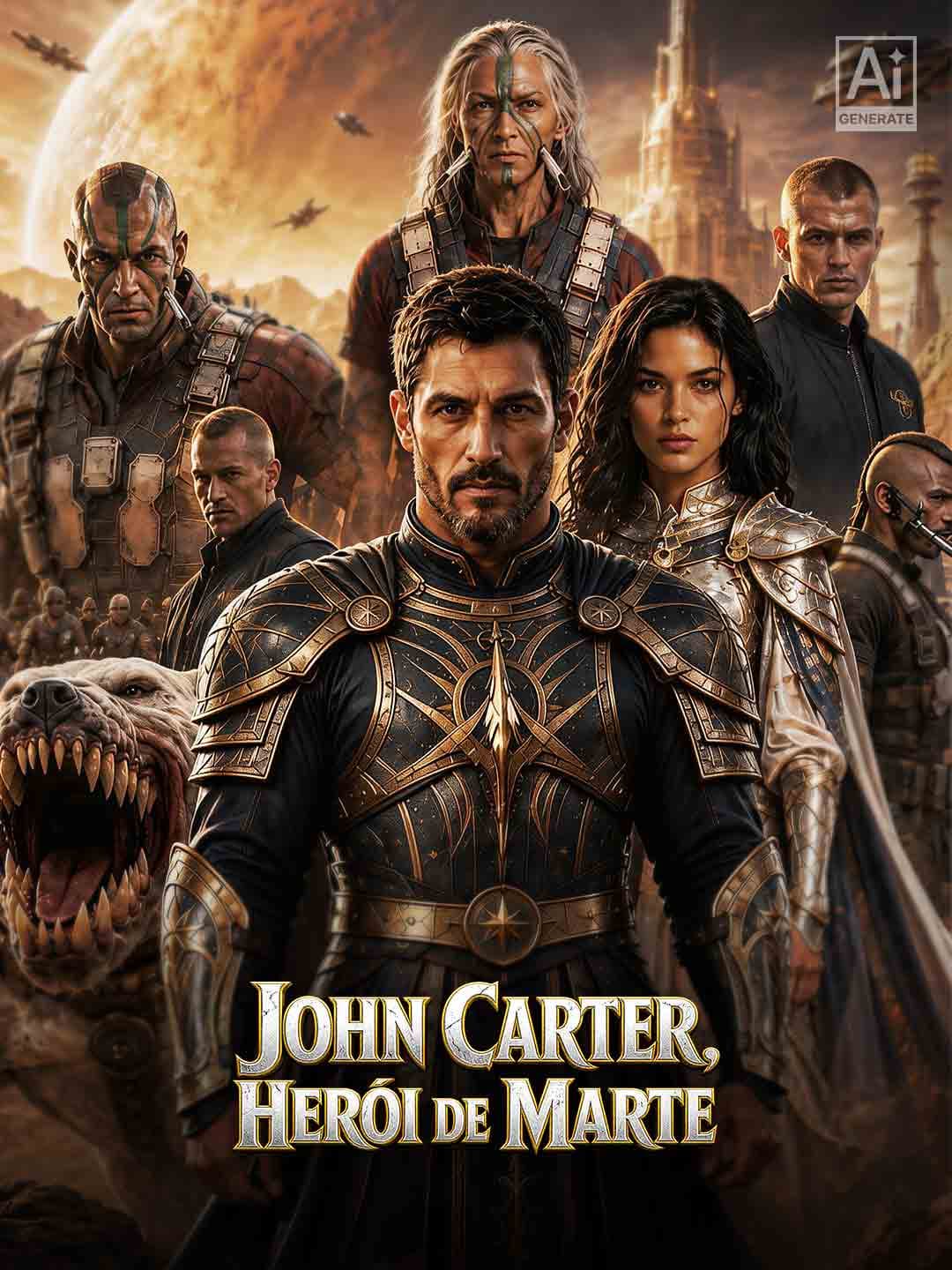 John Carter, Herói de Marte